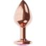 Пробка цвета розового золота с лиловым кристаллом Diamond Quartz Shine S - 7,2 см.  Цена 1 039 руб. - Пробка цвета розового золота с лиловым кристаллом Diamond Quartz Shine S - 7,2 см.