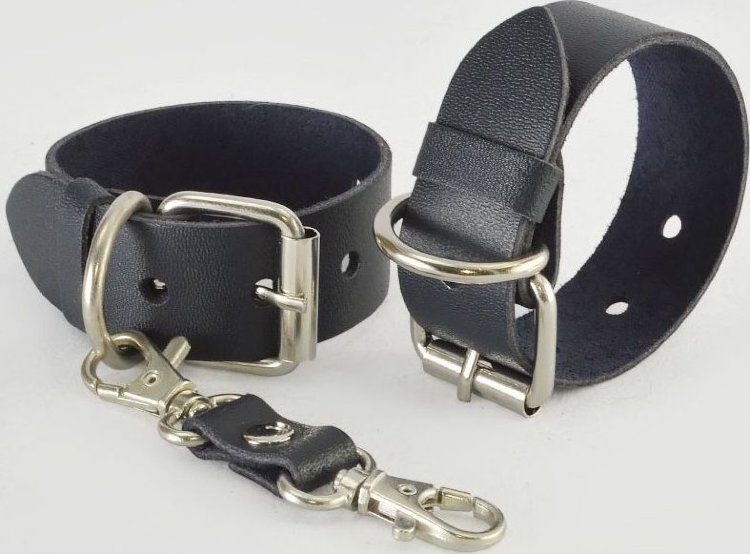 Наручники из натуральной кожи Новичок