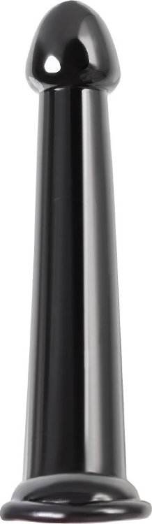 Черный нереалистичный фаллоимитатор Jelly Dildo L - 20 см.