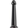 Черный нереалистичный фаллоимитатор Jelly Dildo L - 20 см.