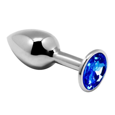 Серебристая анальная втулка с синим кристаллом Mini Metal Butt Plug Size S - 7 см. Длина: 7 см. Диаметр: 2.8 см. Mini Metal Butt Plug — это металлическая анальная пробка небольшого размера. Она подходит для начинающих и опытных пользователей, а также имеет удобную коническую форму. Анальная втулка украшена цветным кристаллом, который также служит ограничителем для безопасного ношения. Металл хорошо держит тепло, поэтому подойдет любителям температурных игр. Для охлаждения поместите пробку в холодильник, а для того, чтобы нагреть ее используйте водяную баню. Страна: Китай. Материал: металл.