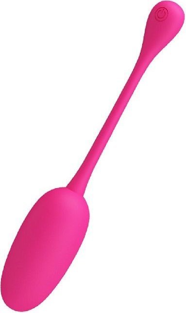 Розовое перезаряжаемое виброяйцо Knucker