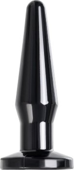 Черная анальная втулка Gemini α - 12 см.