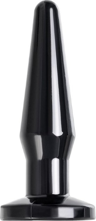Черная анальная втулка Gemini α - 12 см.