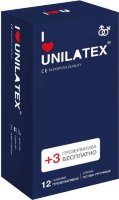Ультрапрочные презервативы Unilatex Extra Strong - 12 шт. + 3 шт. в подарок
