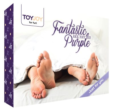 Эротический набор FANTASTIC PURPLE SEX TOY KIT  Цена 8 622 руб. Эротический подарочный набор состоит из: вибратора из с бархатистым покрытием и стразами, виброяичка с выносным пультом управления , наручников с мехом и набором ключей, эрекционного кольца с вибрацией, легко растягивается, массажной свечи, маски на глаза, палочки-пера с меховым наконечником, двух смазок по 4 мл (водная основа). Все красиво украшено лепестками роз. Длина вибратора - 15 см., диаметр - 2,5 см. Длина виброяичка - 5,5 см., диаметр - 2,5 см. Внутренний диаметр эрекционного кольца - 1,7 см. Страна: Китай. Материал: анодированный пластик (ABS). Батарейки: 4 шт., тип AA.