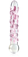 Стеклянный фаллоимитатор Icicles №7 - 17,8 см.