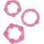 Набор из трех розовых колец разного размера Island Rings  Цена 904 руб. - Набор из трех розовых колец разного размера Island Rings