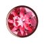 Пробка цвета розового золота с малиновым кристаллом Diamond Ruby Shine S - 7,2 см.  Цена 1 162 руб. - Пробка цвета розового золота с малиновым кристаллом Diamond Ruby Shine S - 7,2 см.