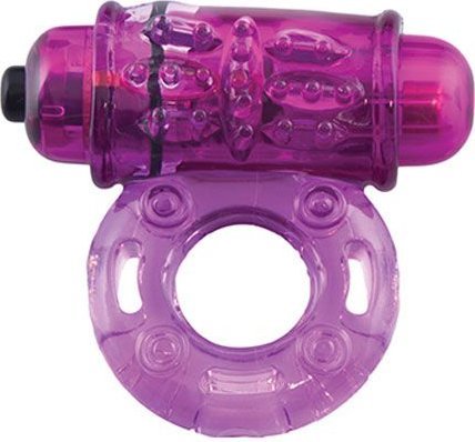 Фиолетовое эрекционное виброкольцо OWOW PURPLE