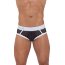 Черно-белые трусы-джоки Cult Jockstrap - Черно-белые трусы-джоки Cult Jockstrap