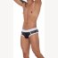Черно-белые трусы-джоки Cult Jockstrap - Черно-белые трусы-джоки Cult Jockstrap