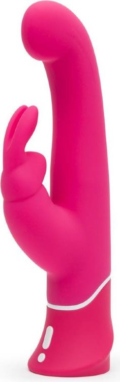 Розовый вибратор-кролик G-Spot Rechargeable Rabbit Vibrator - 24,1 см.