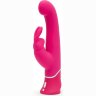 Розовый вибратор-кролик G-Spot Rechargeable Rabbit Vibrator - 24,1 см.