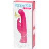 Розовый вибратор-кролик G-Spot Rechargeable Rabbit Vibrator - 24,1 см.