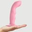 Розовая насадка-стимулятор Strap-On-Me Tapping Dildo Wave - Розовая насадка-стимулятор Strap-On-Me Tapping Dildo Wave