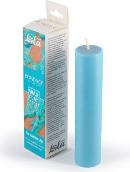 Голубая БДСМ-свеча To Warm Up