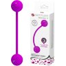 Лиловые вагинальные шарики KEGEL BALL III