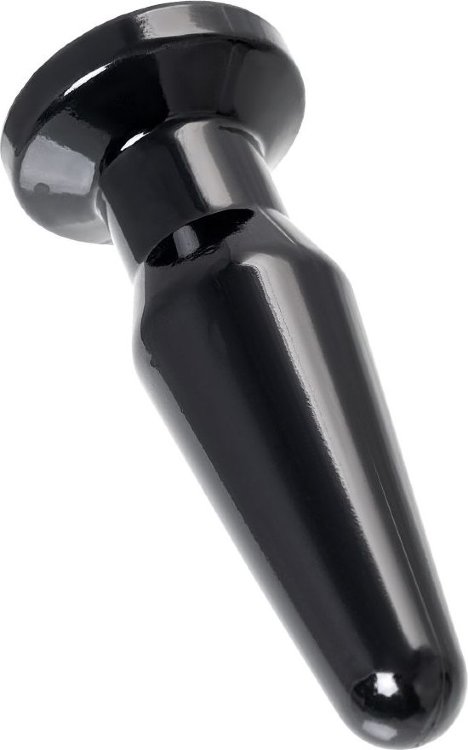 Черная анальная втулка Gemini β - 12,3 см.