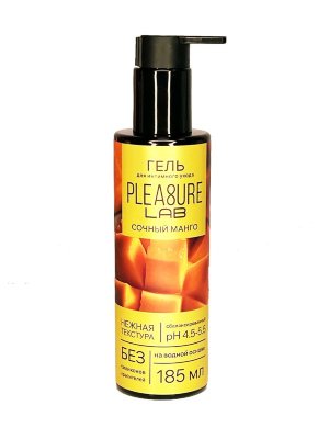 Съедобный лубрикант на водной основе Pleasure Lab с ароматом манго - 185 мл.  Цена 903 руб. Лубрикант Pleasure Lab с ароматом манго обеспечивает естественное увлажнение, поддерживает оптимальный pH-баланс и помогает предотвратить ощущение сухости и дискомфорта. Подходит для чувствительной кожи и отлично подходит для использования во время вагинального и орального секса. Деликатная формула на водной основе не вызывает раздражения, обеспечивает мягкое скольжение и комфорт при любом виде близости, а приятный фруктовый аромат делает оральные ласки особенно комфортными. Легкая, шелковистая текстура легко распределяется по коже, не липнет и не утяжеляет ощущения, позволяя полностью сосредоточиться на процессе. Нанесите небольшое количество лубриканта на кожу или интимные зоны перед или во время близости. При необходимости обновляйте слой для поддержания комфортного скольжения. Aqua, Glycerin, Xanthan Gum, Citric Acid, Potassium Sorbate, Sodium Benzoate, Propylene Glycol, Triacetin, Aroma, Sodium Saccharin. Страна: Беларусь. Объем: 185 мл.