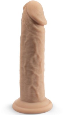 Телесный фаллоимитатор SILEXD Model 2 Premium Real Skin - 15,4 см. Длина: 15.4 см. Диаметр: 3.5 см. Бренд SilexD предлагает любителям реалистичных фаллоимитаторов секс-игрушку с эффектом памяти. Она изготовлен из силикона двойной плотности. Этот платиновый силикон не содержит фталатов, латекса, безопасен для тела, гипоаллергенен и непористый, что делает его легким в уходе и более долговечным. Также ваш новый секретный друг реагирует на температуру. При нагревании становится более мягким, а при охлаждении твердым. Для нагрева достаточно 30 секунд в микроволновой печи или 2 минут в горячей воде. Для охлаждения его можно положить в морозилку без ограничений по времени. Фаллоимитатор оснащен присоской на основании и подходит для использования без рук и со страпон-системой. Страна: Китай. Материал: силикон.