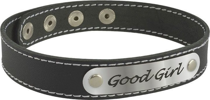 Чокер с белой строчкой Good Girl