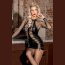 Сексуальное мини-платье с двойной шнуровкой Powerwetlook dress with double lace-up front  Цена 13 923 руб. - Сексуальное мини-платье с двойной шнуровкой Powerwetlook dress with double lace-up front