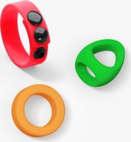 Набор из 3 разноцветных эрекционных колец Kit Neon Ring