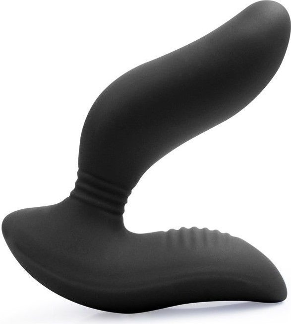 Черный вибромассажер простаты 3,5’’ Curve P-spot Massager - 12 см.