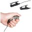 Черные электрические зажимы для сосков Shock Therapy Nipple Clamps  Цена 11 712 руб. - Черные электрические зажимы для сосков Shock Therapy Nipple Clamps