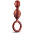 Коричневый анальный стимулятор Duo Loop Copper Anal Plug - 13,3 см. - Коричневый анальный стимулятор Duo Loop Copper Anal Plug - 13,3 см.