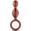 Коричневый анальный стимулятор Duo Loop Copper Anal Plug - 13,3 см. - Коричневый анальный стимулятор Duo Loop Copper Anal Plug - 13,3 см.