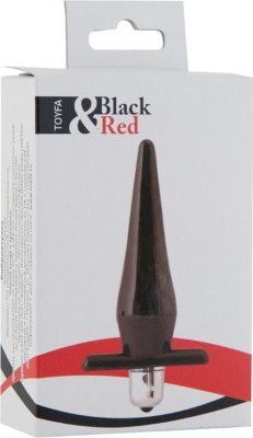 Черная водонепроницаемая вибровтулка Black Red - 12,7 см.  Цена 1 257 руб. Длина: 12.7 см. Диаметр: 3 см. Эта водонепроницаемая вибровтулка, бесспорно, - лучшее приобретение для любителей анальных ласк. Удобная форма, не раздражающая легкая вибрация, гладкая скользящая поверхность подарят вам массу незабываемых эмоций. Окунитесь в море волшебных сексуальных фантазий с этой нежно ласкающей попку секс-игрушкой! Минимальный диаметр - 1,5 см. Страна: Китай. Материал: термопластичный эластомер (TPE). Батарейки: 3 шт., тип LR44.