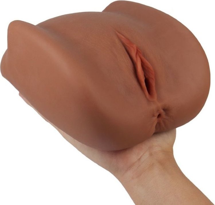 Мастурбатор Black Beauty - вагина и анус