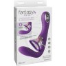 Сиреневый вибростимулятор с помпой и имитатором языка Her Ultimate Pleasure Pro