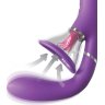 Сиреневый вибростимулятор с помпой и имитатором языка Her Ultimate Pleasure Pro