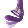Сиреневый вибростимулятор с помпой и имитатором языка Her Ultimate Pleasure Pro