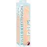 Телесная насадка-удлинитель Silicone Extension - 19 см.