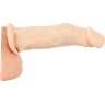 Телесная насадка-удлинитель Silicone Extension - 19 см.