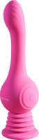 Розовый вибромассажер Gyro Vibe для зоны G - 24 см.