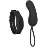 Черное виброяйцо с браслетом-пультом Wristband Remote Curve
