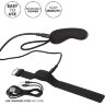 Черное виброяйцо с браслетом-пультом Wristband Remote Curve