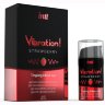 Жидкий интимный гель с эффектом вибрации Vibration! Strawberry - 15 мл.