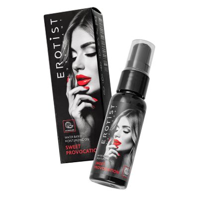 Съедобный гель Erotist Sweet Provocation Watermelon - 30 мл.  Цена 1 075 руб. Безопасный и комфортный съедобный гель создан для тех, кто хочет попробовать что-то новое и необычное. Яркое название и соблазнительные иллюстрации намекают на то, что внутри маленького флакона вас ждет особенный сюрприз. Ненавязчивый вкус и лёгкая скользящая текстура позволят наслаждаться каждым поцелуем и продлят удовольствие от секса. Занятия любовью станут настолько вкусными, что вам будет трудно остановиться. Арбузный вкус покорит ваше сердце и станет идеальным напоминанием о самых ярких моментах жизни. Совместим со всеми видами презервативов и игрушек для взрослых, не оставляет пятен на белье, не липнет и не скатывается. Имеет физиологичный рН 4,0, гипоаллергенен, не раздражает слизистую, обеспечивает приятное длительное скольжение. Безопасен при проглатывании, не оставляет химического послевкусия. Aqua, Aloe Barbadensis Leaf Juice, Chamomilla Recutita Flower Extract, Hydroxyethylcellulose, Panthenol, Sodium Benzoate, Potassium Sorbate, Lactic Acid, Parfum. Страна: Россия. Объем: 30 мл.