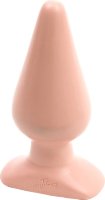 Анальная пробка телесного цвета Butt Plugs Smooth Classic Large - 14 см.