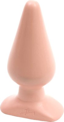 Анальная пробка телесного цвета Butt Plugs Smooth Classic Large - 14 см. Длина: 14 см. Диаметр: 5.7 см. Телесный стимулятор нешуточных размеров удивит, в лучшем смысле этого слова, даже искушённых любовников. Максимально распирая анус при введении, конусообразная пробка подарит острые, но дико приятные ощущения. Смелее, ваш размерчик? Рабочая длина - 12,7 см. Страна: Китай. Материал: поливинилхлорид (ПВХ, PVC).