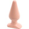Анальная пробка телесного цвета Butt Plugs Smooth Classic Large - 14 см.