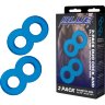 Комплект из 2 эрекционных колец-восьмерок 2-Pack Duo Cock And Ball Stamina Enhancement Ring
