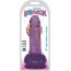 Фиолетовый гелевый фаллоимитатор Slim Stick with Balls - 15,2 см.  Цена 3 835 руб. - Фиолетовый гелевый фаллоимитатор Slim Stick with Balls - 15,2 см.