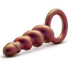 Коричневый анальный стимулятор Spiral Loop Copper Anal Plug - 13,3 см.